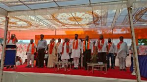 નર્મદા જિલ્લા રાજપીપળા ખાતે ભારતીય જનતા પાર્ટીના સ્થાપના દિવસની ઉજવણી કરાય